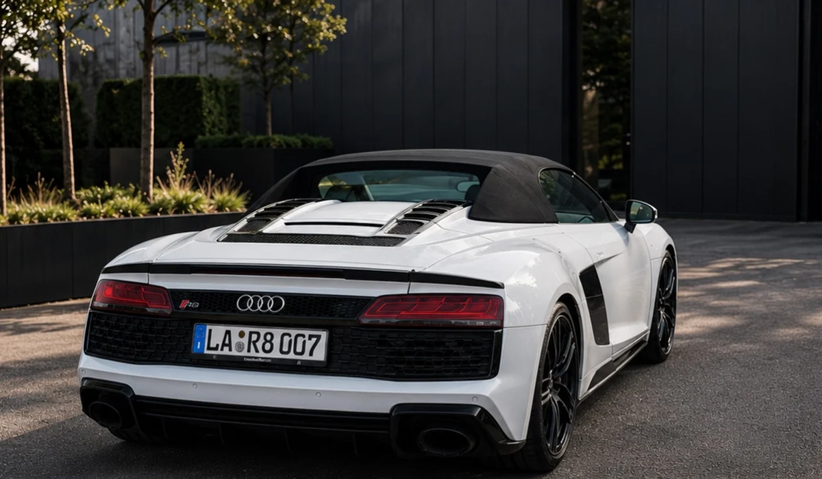 Audi R8 disponibile per noleggio auto di lusso a Riccione